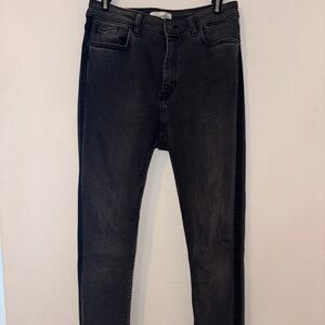 Mango Women's Grey Black Skinny Jeans